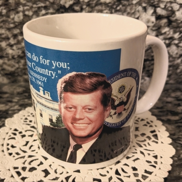 🆕 John F. Kennedy President Mug NWOT - Picture 3 of 7